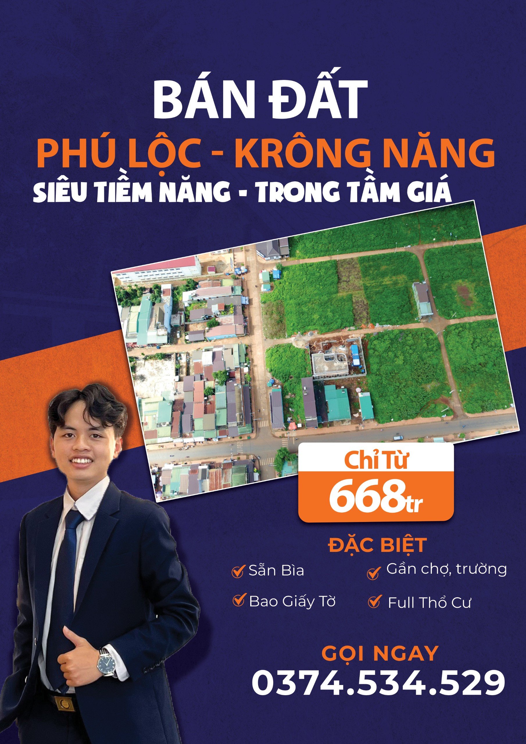 CHỈ VỚI 568 Tr SỞ HỮU ĐẤT NỀN full thổ cư ngay khu dân cư sầm uất đủ mọi tiện ích
