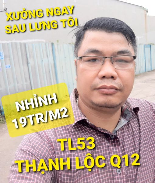 Nhỉnh 19tr/m2 Mua Đất tặng Xưởng TL53 Thạnh Lộc Q12 TPHCM
