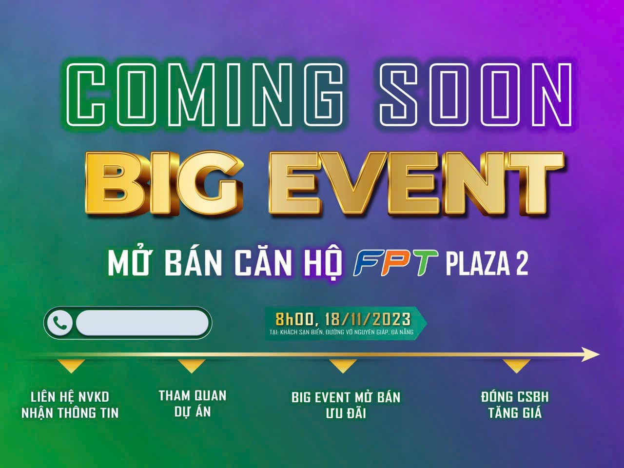 MỞ BÁN CĂN HỘ FPT PLAZA 2 Đà Năng Ngày 18/11