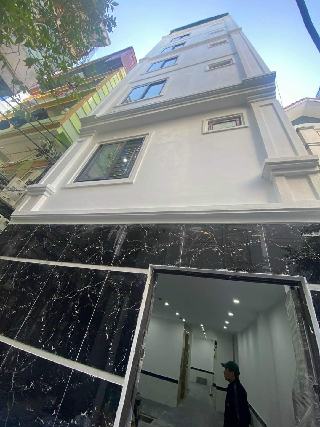 Bán cc mini Gốc Đề, Minh Khai, quận Hai Bà Trưng 58m x 7Tầng, Giá 9.9 tỷ.Lô góc,DThu 900triệu/ năm.