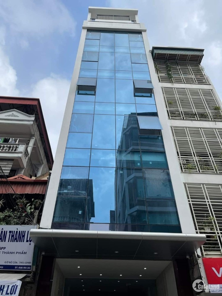 Bán toà nhà văn phòng Thái Hà 132m2 x 8T thang máy, MT6M chỉ 51 tỷ