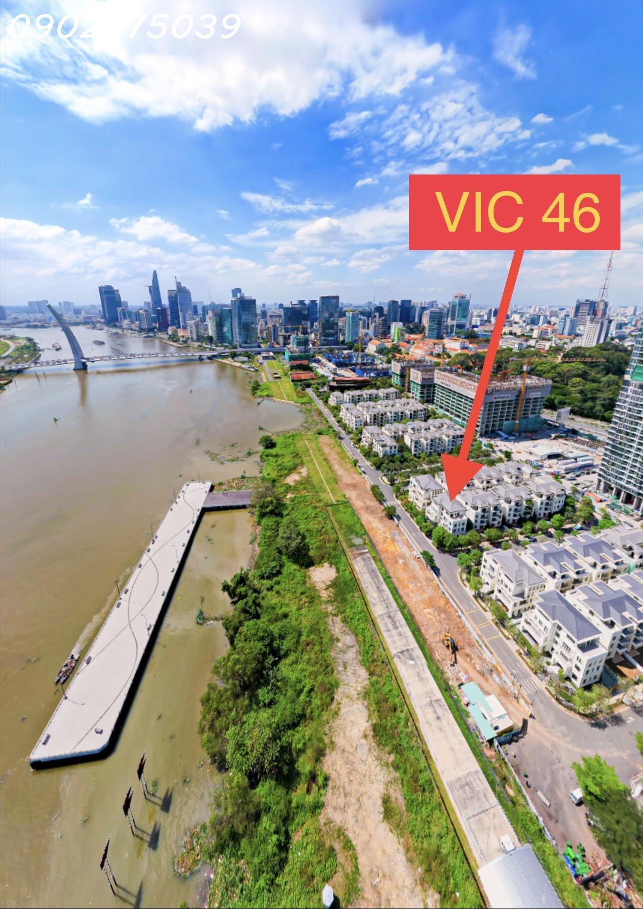 Bán biệt thự VIP vinhomes ba son quận 1, view sông Sài Gòn