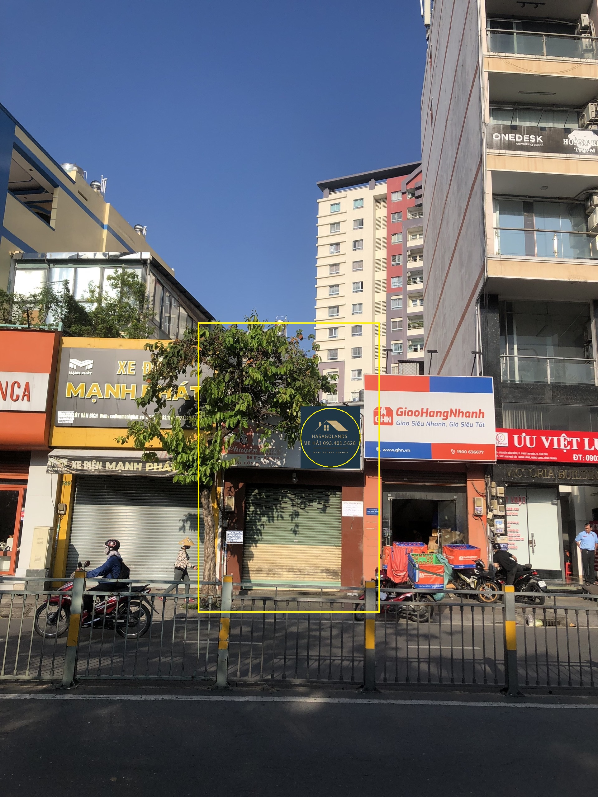 Cho thuê nhà Mặt Tiền Lũy Bán Bích, 94m2, cạnh UBND quận Tân Phú, 20 triệu