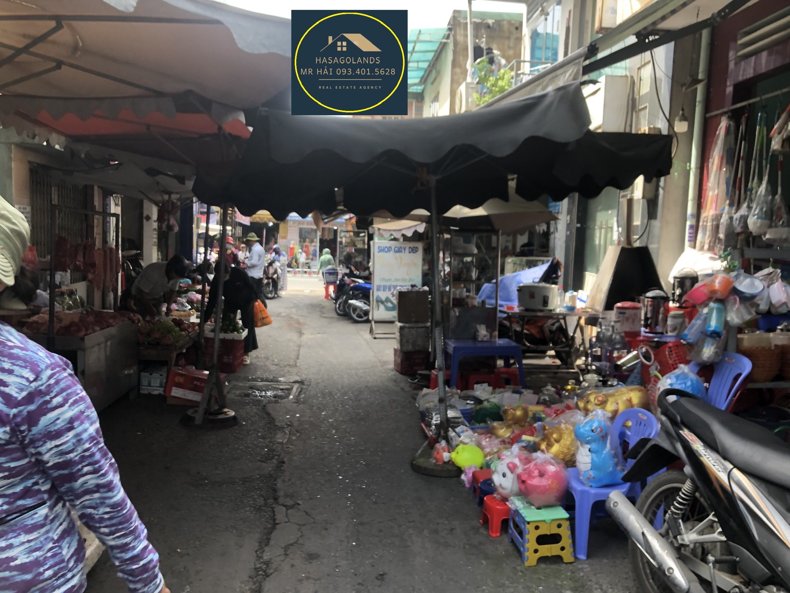 Cho thuê nhà 2 Mặt Tiền chợ Nguyễn Sơn 68m2, 2 TẦNG, 15 triệu