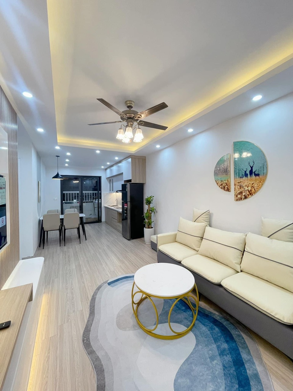 Bán căn hộ 57m 2pn 2vs HH 4B Linh Đàm tầng 26 giá 1ty590tr có tl