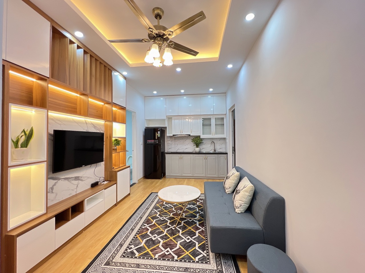 căn hộ CC 46 mét 2 ngủ full nội thất mới ở luôn 1ty340tr