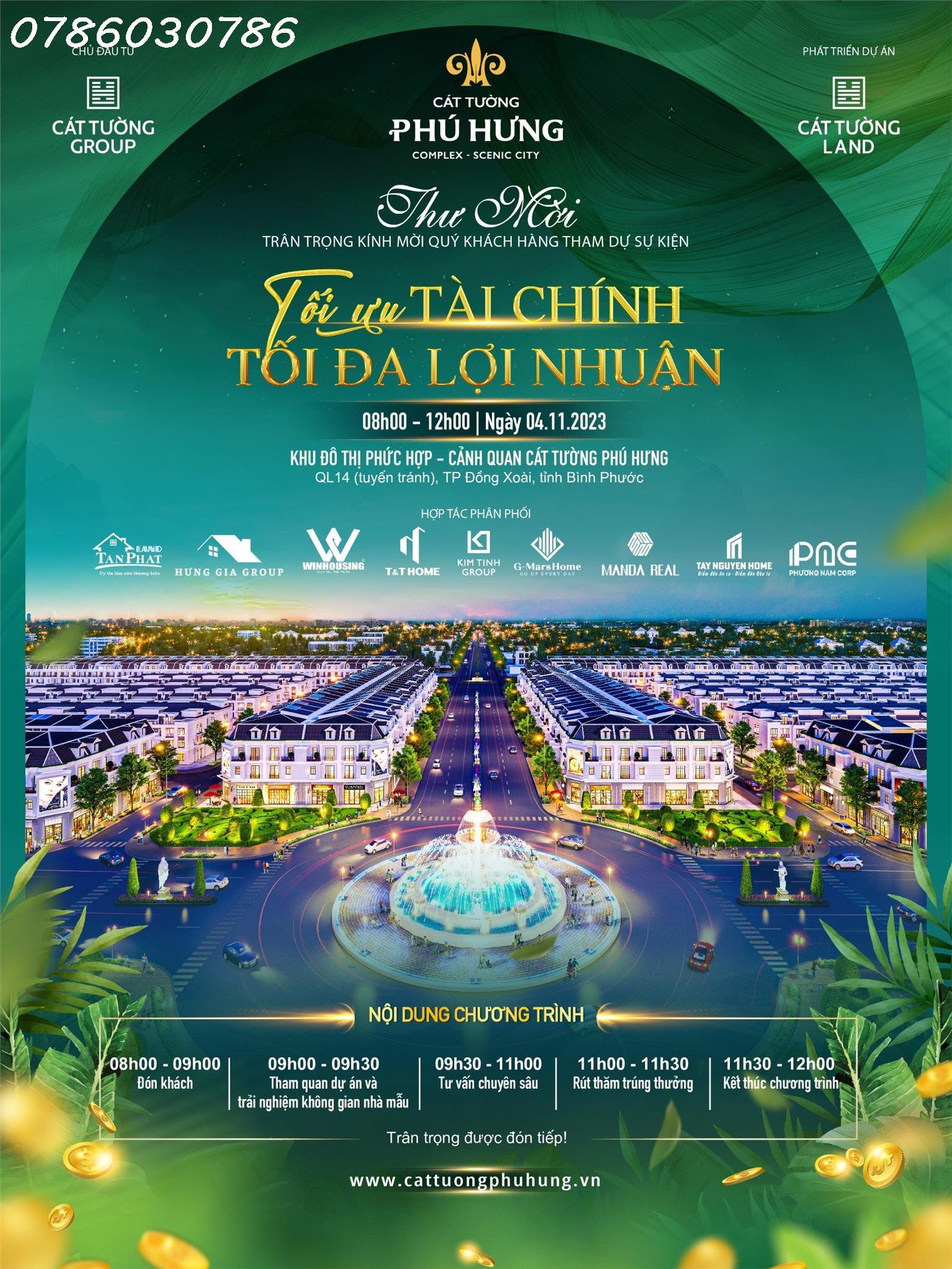 Bán đất có sổ Đại lộ Phú Hưng tuyến tránh QL14 lộ giới 75m giá 16tr/m2