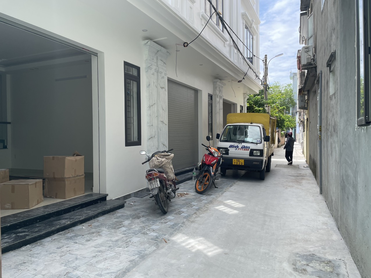 Bán nhà xây mới Phú Hải gần Cầu Rào, 55m 4 tầng GIÁ 2.5 tỉ xe tải đỗ cửa