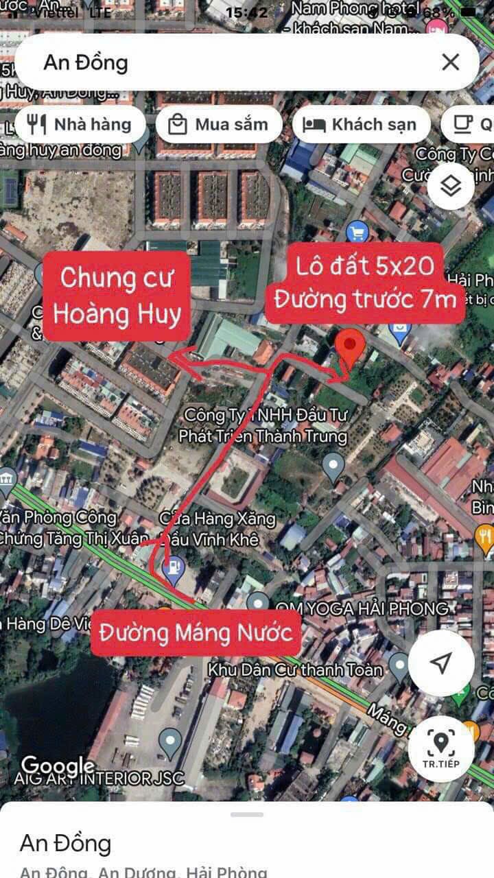 Bán 100m2 đất vị trí đẹp đường 7m An Đồng, An Dương, Hải Phòng giá 2,8 tỷ