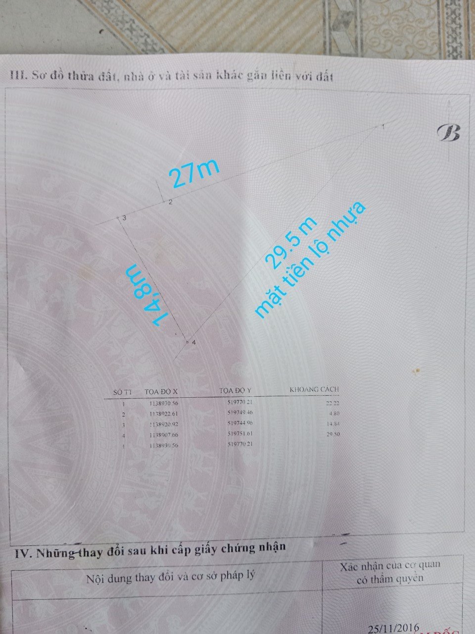 ** CHÍNH CHỦ BÁN ĐẤT MẶT TIỀN ĐƯỜNG NHỰA Ở XÃ HOÀ HƯNG – HUYỆN CÁI BÈ – TỈNH TIỀN GIANG **