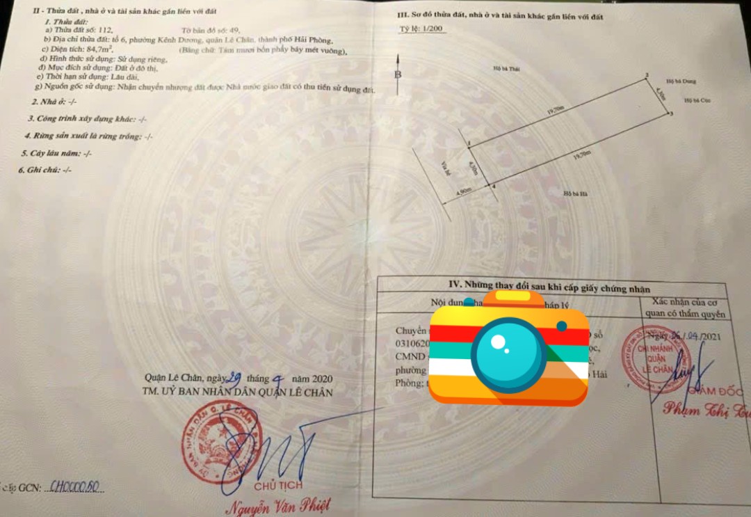 Bán đất mặt đường Quán Nam, 85m GIÁ 7.6 tỉ kinh doanh nhà hàng, khách sạn