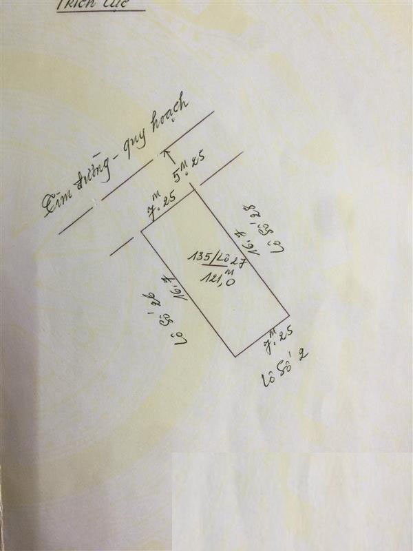Bán đất phân lô Biệt thự 788 Thiên Lôi, diện tích 121m MT 7m GIÁ 6.29 tỉ cực đẹp