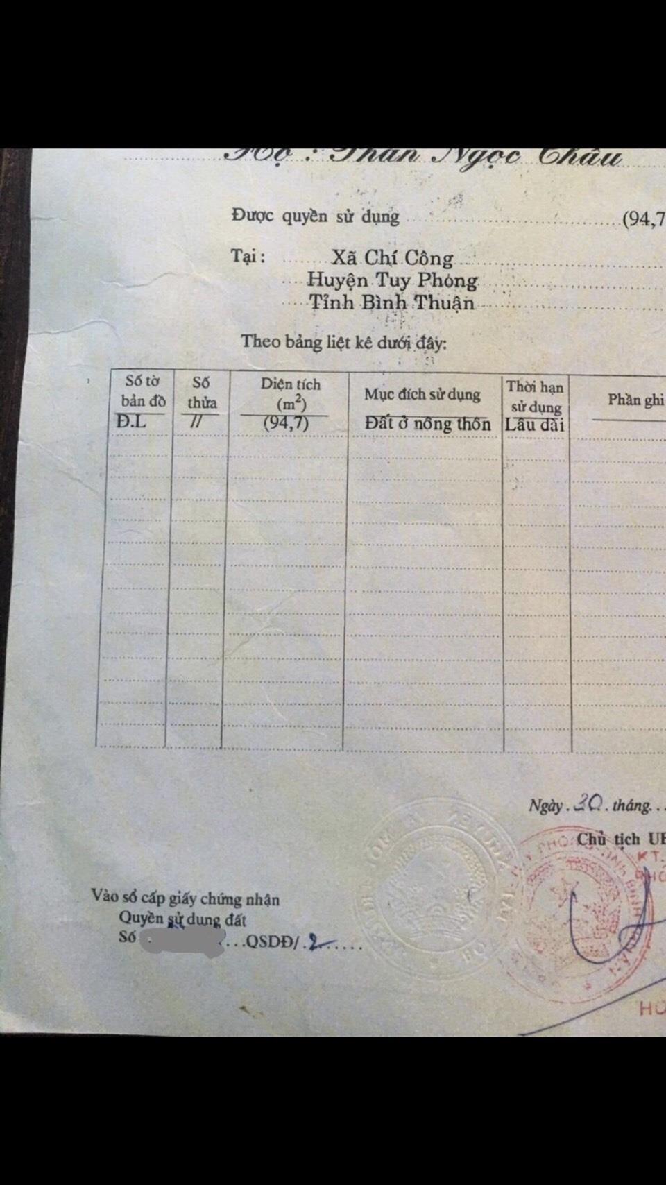 CHÍNH CHỦ CẦN BÁN NHANH Căn Nhà Mặt Tiền Sát Biển Tại Tuy Phong