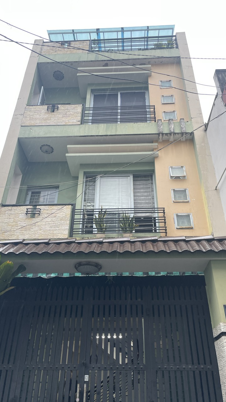 BÁN NHÀ HXH TÂN HÒA ĐÔNG Q6, GẦN CHỢ PHÚ LÂM, 54M2, NGANG 5M NHÀ MỚI ĐẸP, 4 TẦNG 4PN, SỔ VUÔNG A4