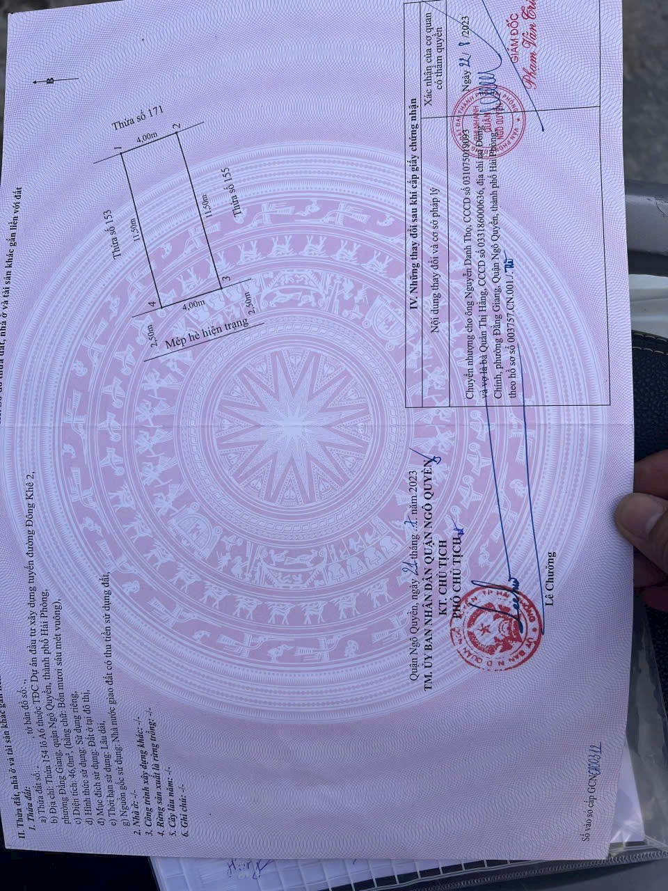 Bán lô đất tái định cư cây đa 13 gốc diện tích 46m giá 3ty200