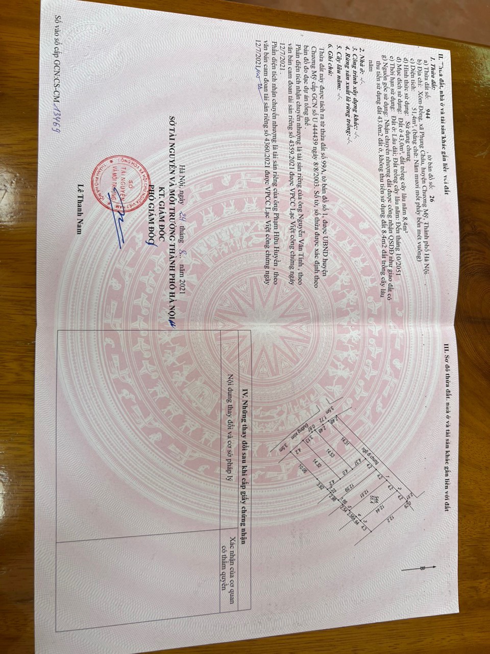 đất Phụng Châu đang sốt sình sịch 1 Lô duy nhất vị trí đẹp giá mềm cho quý AC đầu tư - diện tích 51,4m sổ đỏ đẹp