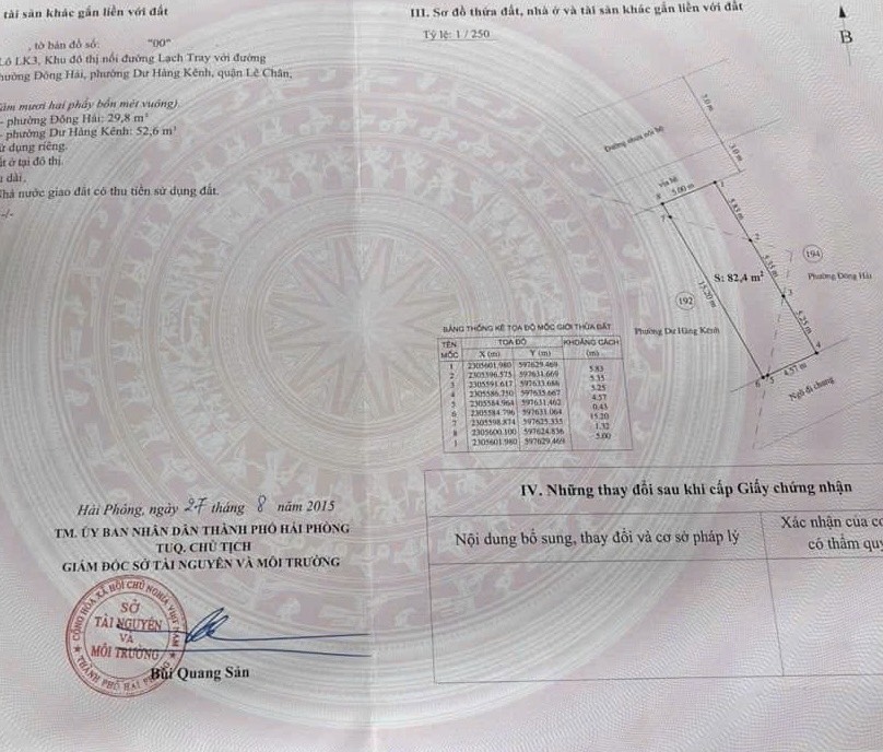 Bán gấp, bán nhanh lô đất tuyến 3 khu ICC Quán Mau, Lạch Tray, Hải Phòng. Vị trí đẹp 7 tỷ