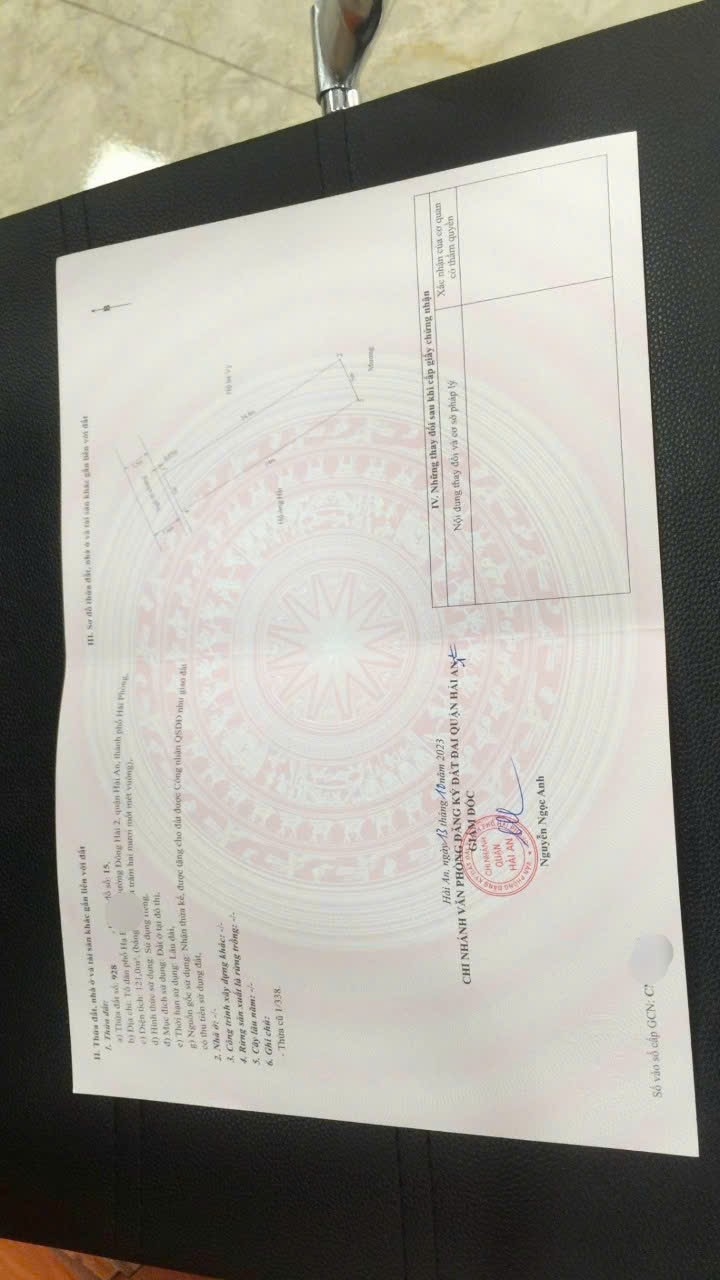 Bán Lô đất tặng nhà 1 Tầng diện tích 121M ngang 5 oto tận sân Đông Hải 2 Hải An