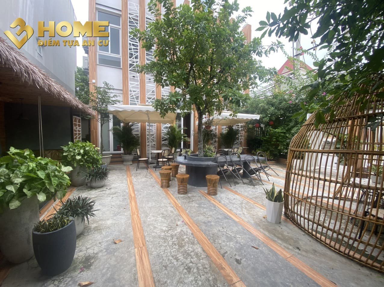 MT2269. CHO THUÊ QUÁN CAFE SÂN VƯỜN KHU VỰC ĐẰNG LÂM 2 TẦNG 200M2 THÔNG SÀN