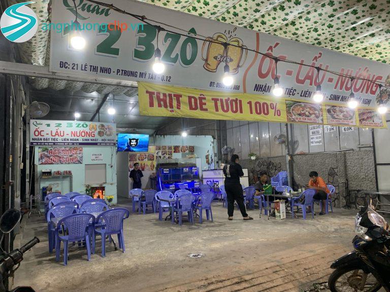 Quận 12 , Sang Quán Nhậu DT : 240 m2 ( 12m x 20m ) Gần Chợ , Sát Nhiều Kho Xưởng, Phòng Trọ, Tel : 0985299860