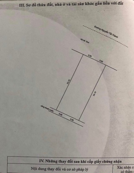 CHÍNH CHỦ BÁN LÔ ĐẤT ĐƯỜNG NGUYỄN TẤT THÀNH