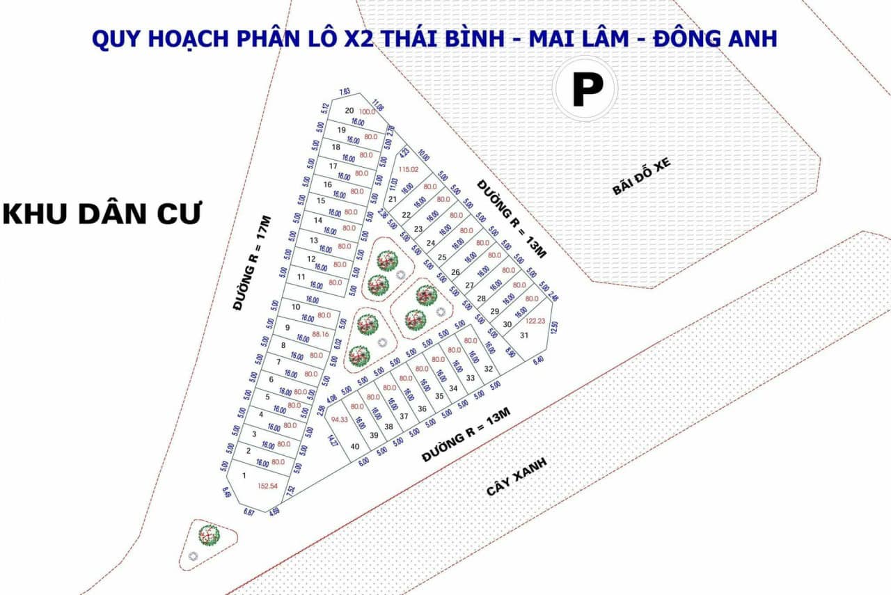 Bán đất đấu giá khu X2 Thái Bình, xã Mai Lâm. DT 1 lô 80m2, mặt tiền 5m, giá đầu tư