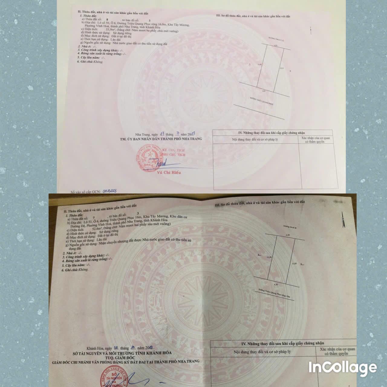 CHỐT NHANH CHỦ ĐỊNH CƯ NƯỚC NGOÀI ĐỂ LẠI 2 LÔ ĐẤT ĐẸP LIỀN KỀ MẶT TIỀN TRIỆU QUANG PHỤC VĨNH HOÀ GIÁ RẺ CHO KHÁCH