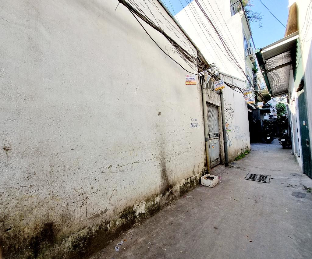 Bán đất Lĩnh Nam, Hoàng Mai, 6 phòng trọ cho thuê, ba gác đỗ cửa 166 m2, 14 tỷ 600