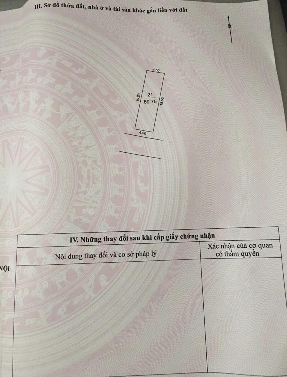 70m2 thổ cư đẹp Vân nội ô tô tải siêu đẹp