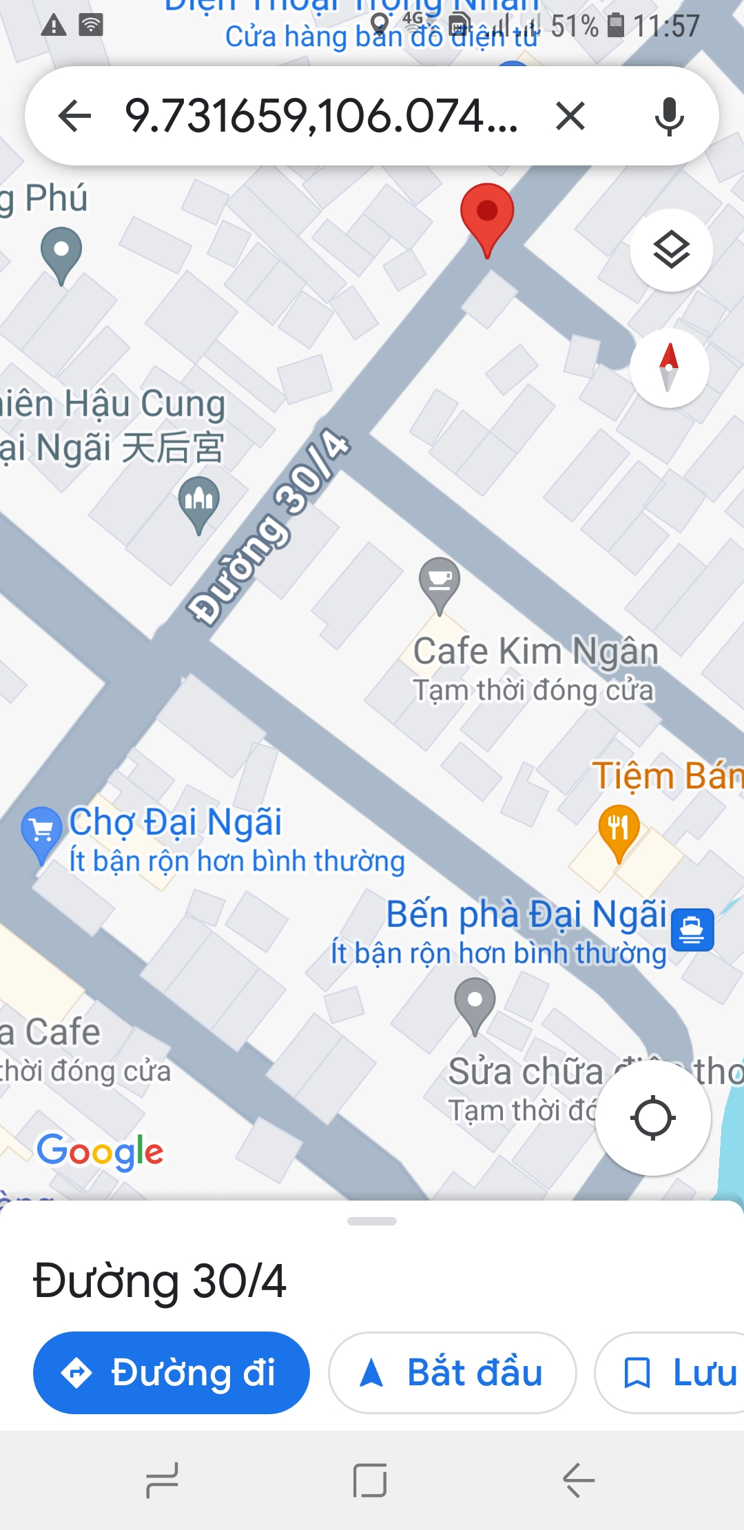 Chính chủ cần bán mảnh đất nền sổ đỏ tại Thị trấn Đại Ngãi, Huyện Long Phú, Sóc Trăng.