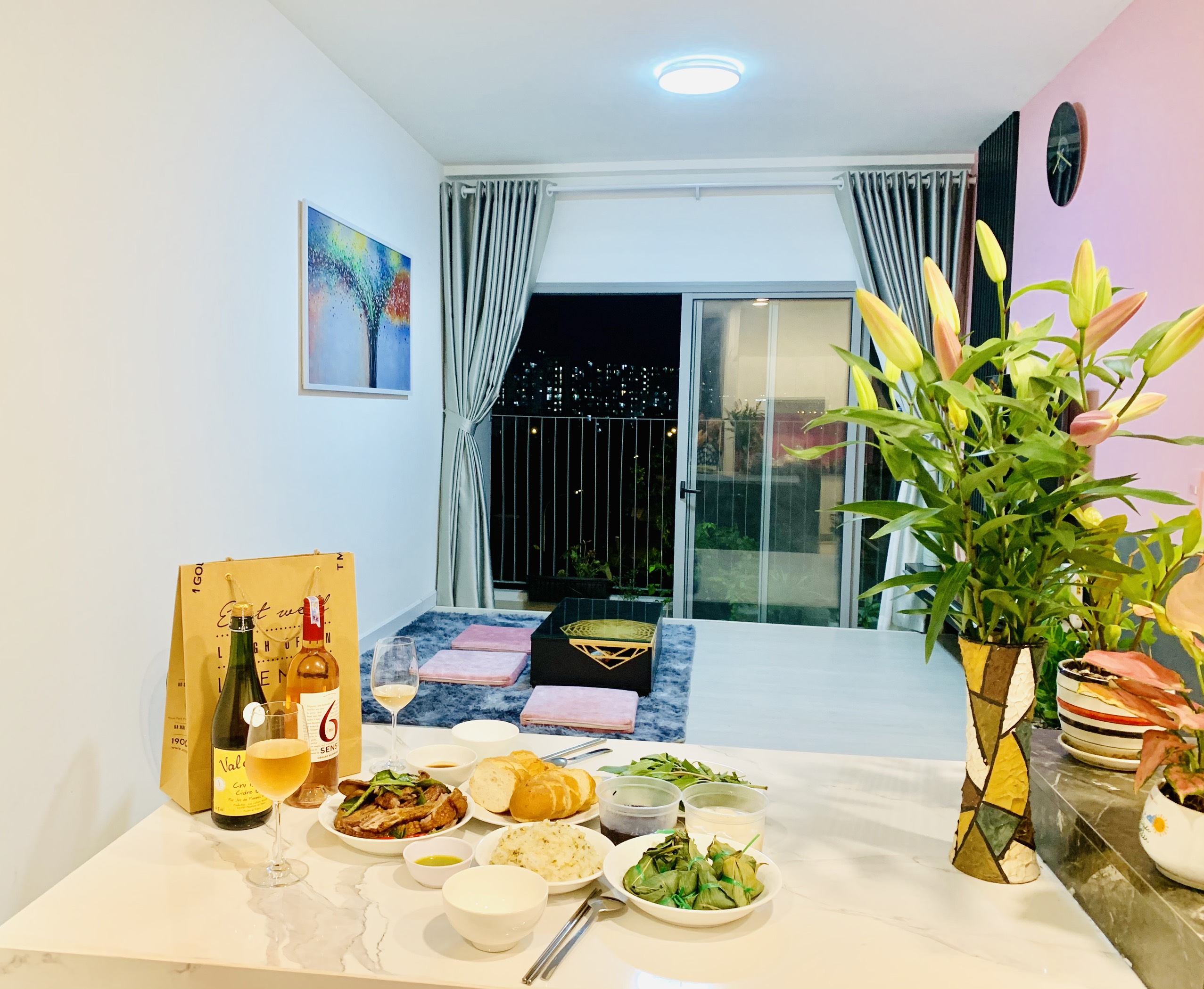 CHO THUÊ CĂN HỘ HAUSNEO 2PN 2WC CĂN GÓC NỘI THẤT DECOR.