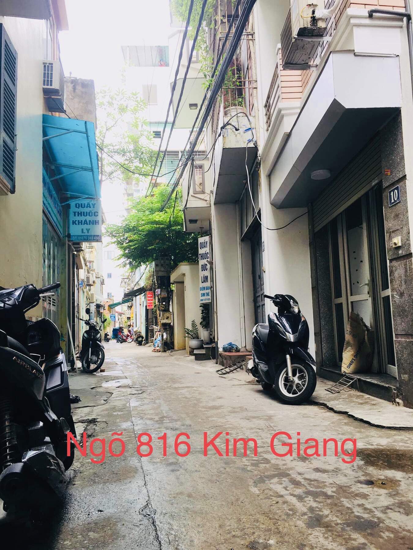 Bán đất 60m2 ngõ 816 Kim Giang,Thanh Liệt,Thanh Trì,mặt tiền 4.8m,ô tô đỗ 10m,giá đầu tư.