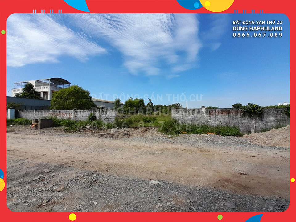 Q12. 25,x triệu/m2. 3400m2 đất ở KDC Hiện Hữu, gần ĐH Nguyễn Tất Thành, đường 12M.