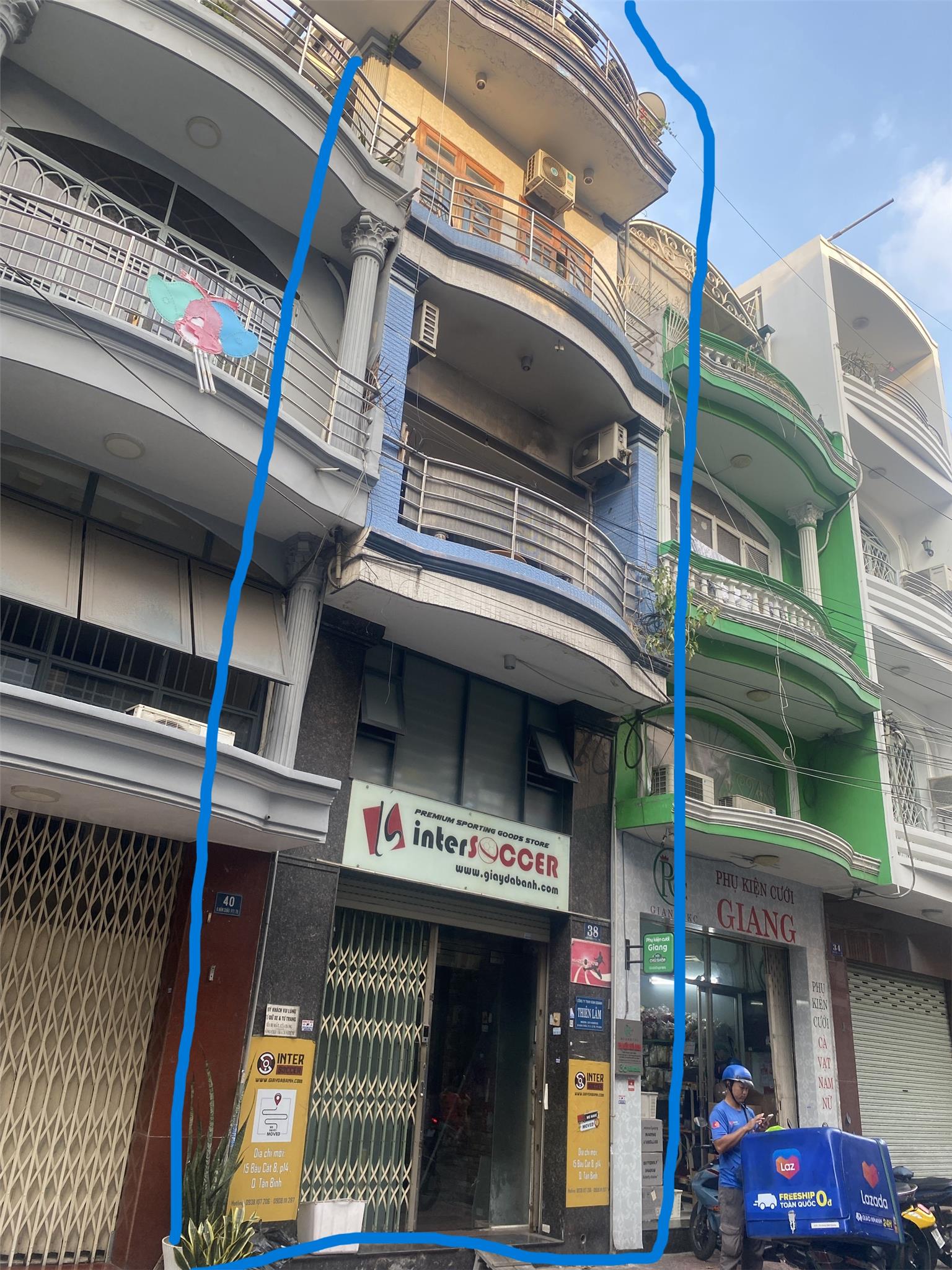 -Bán nhà mặt tiền Tân Bình, mặt tiền 38 Năm Châu, BĐS dòng tiền 4$/năm