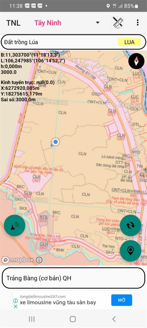 Cần bán tổng diện tích 18 mẫu đất vườn , Tại xã đôn thuận - trảng bàng Tây Ninh