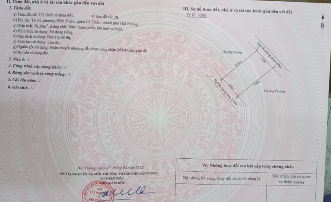 Bán đất Vĩnh Cát cạnh TĐC A51, diện tích 50m GIÁ 2 tỉ, ô.tô nhỏ tận đất