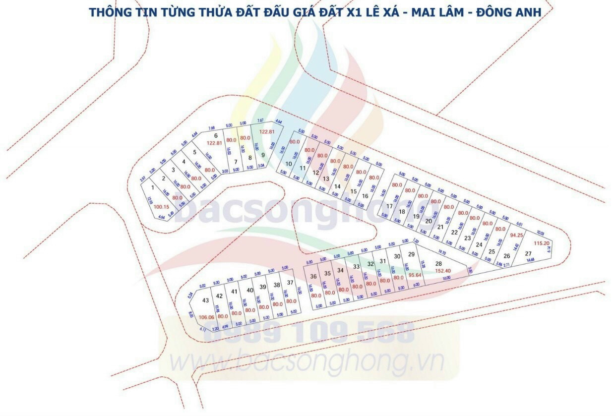 Chính chủ cần bán đất đấu giá x1 Lê Xá x2 Thái Bình và đấu giá x1 đông hội Mai Lâm.xã Mai Lâm, Đông Anh, HN