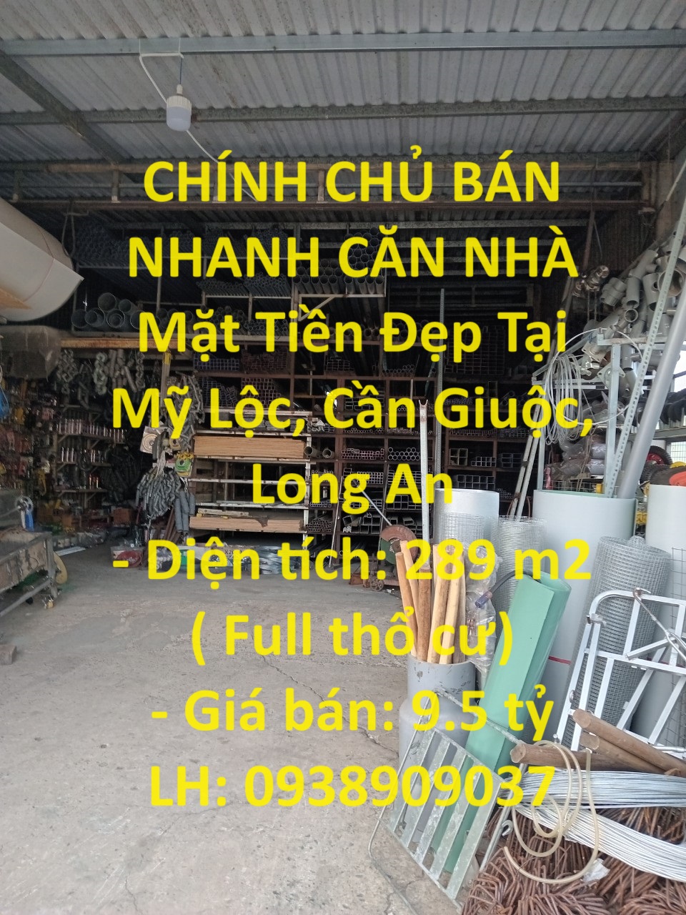 CHÍNH CHỦ BÁN NHANH CĂN NHÀ Mặt Tiền Đẹp Tại Mỹ Lộc, Cần Giuộc, Long An