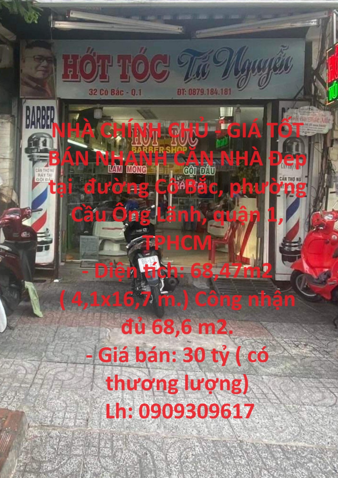 NHÀ CHÍNH CHỦ - GIÁ TỐT BÁN NHANH CĂN NHÀ Đep tại quận 1, TPHCM