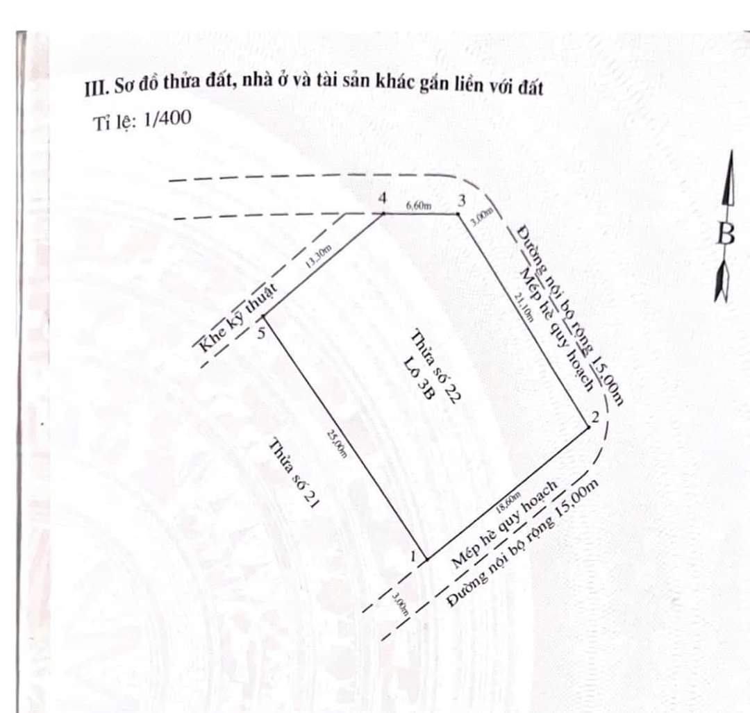 Bán lô đất 2 mặt tiền diện tích 460M tuyến 2 đường lê Hồng Phong Ngô quyền HP