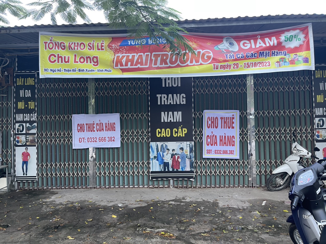 !! CHÍNH CHỦ CẦN CHO THUÊ MẶT BẰNG KI ỐT NẰM TRÊN ĐƯỜNG 310, KCN BÁ THIỆN 2, VĨNH PHÚC