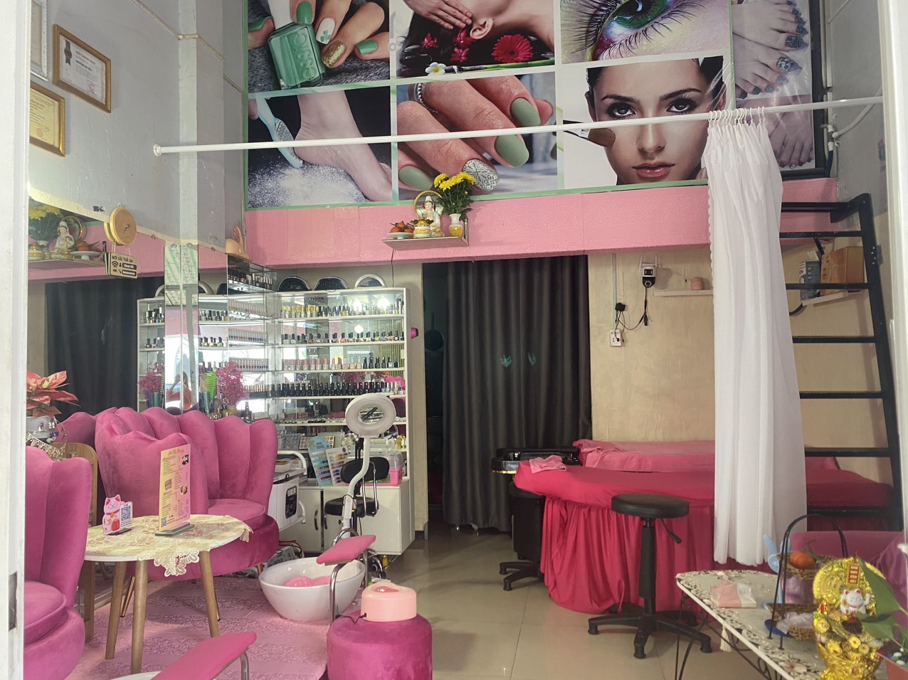 CHÍNH CHỦ CẦN SANG LẠI TIỆM NAIL- GỘI ĐÀU – CHĂM SÓC DA HANA BEAUTY
