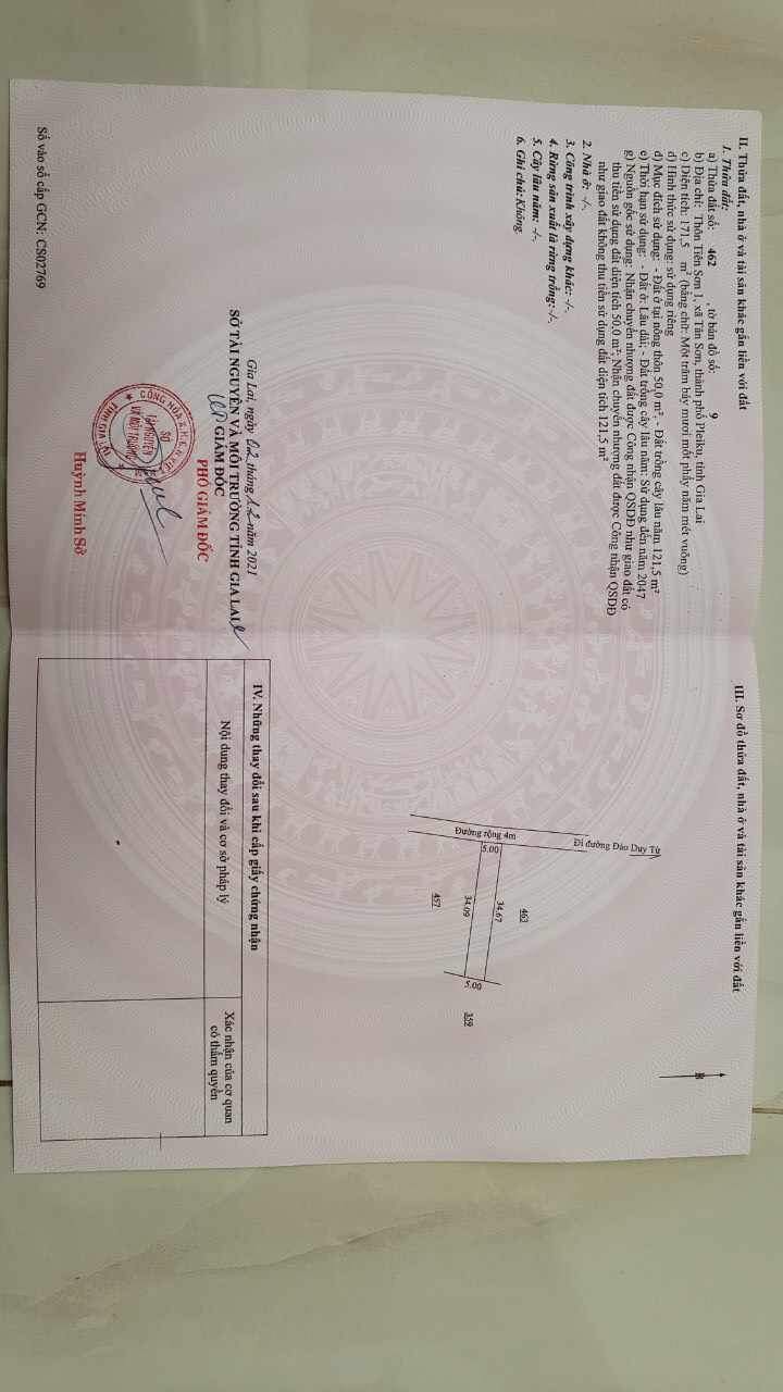 TÂN SƠN - GIA LAI - PLEIKU BÁN GẤP ĐẤT TẠI ĐÂY TIỀM NĂNG PHÁT TRIỂN CAO