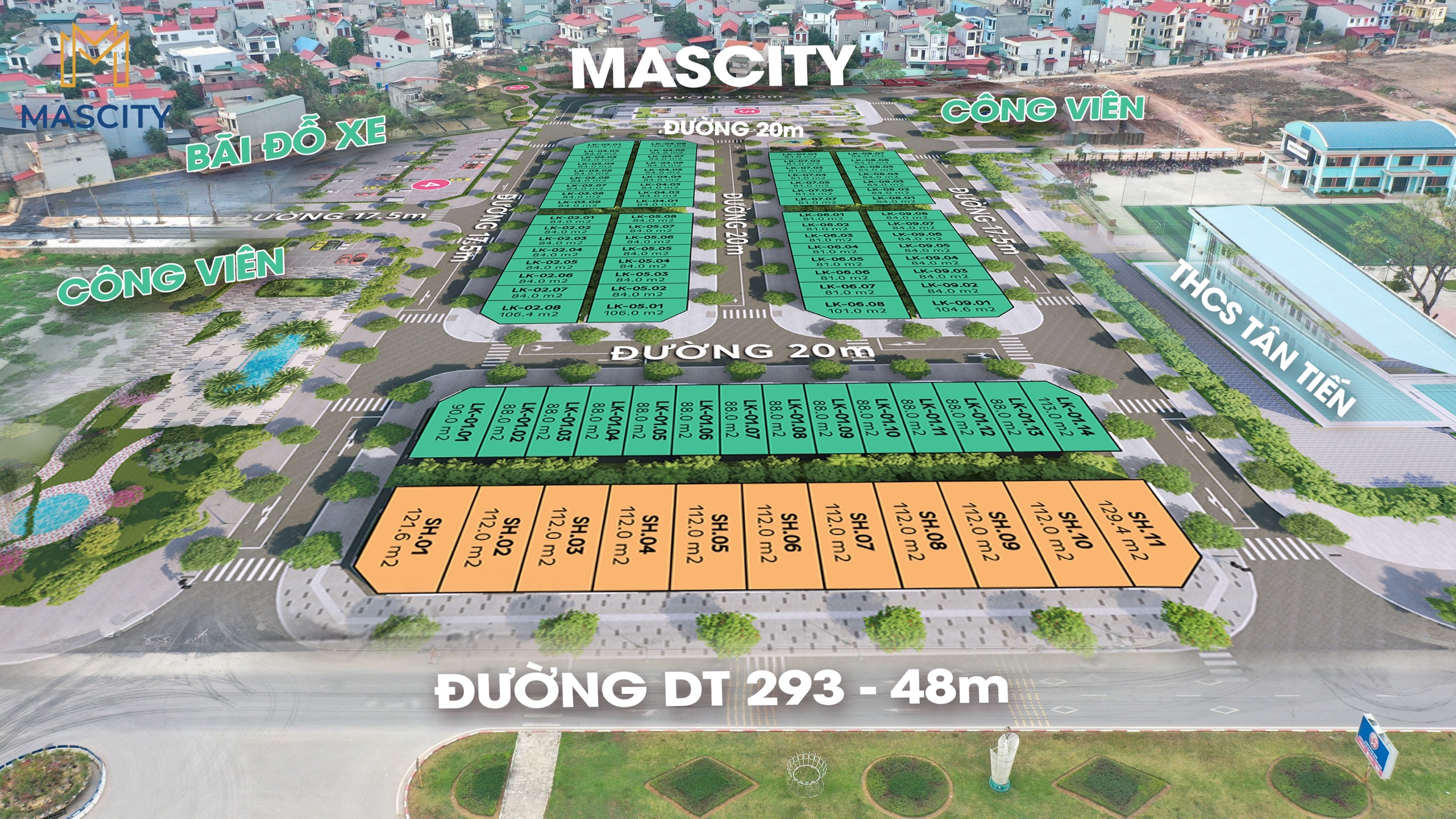 Mở bán đất nền,shophouse TP Bắc Giang