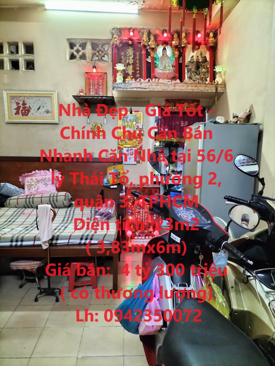 Nhà Đẹp - Giá Tốt - Chính Chủ Cần Bán Nhanh Căn Nhà tại quận 3, TPHCM