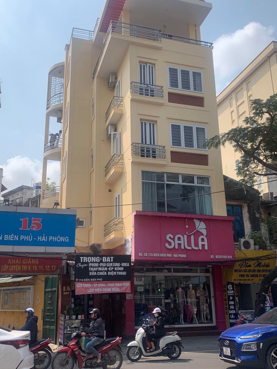 CHÍNH CHỦ CHO THUÊ TẦNG 1 VÀ TẦNG 2 MẶT TIỀN 17A ĐIỆN BIÊN PHỦ – HẢI PHÒNG.