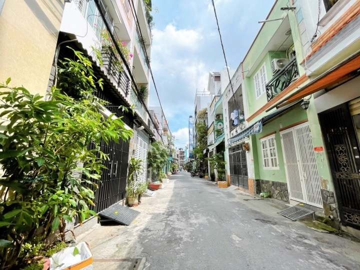 BÁN NHÀ NI SƯ HUỲNH LIÊN, P10, TÂN BÌNH, 45M2, HXH 8M, 6 TỶ