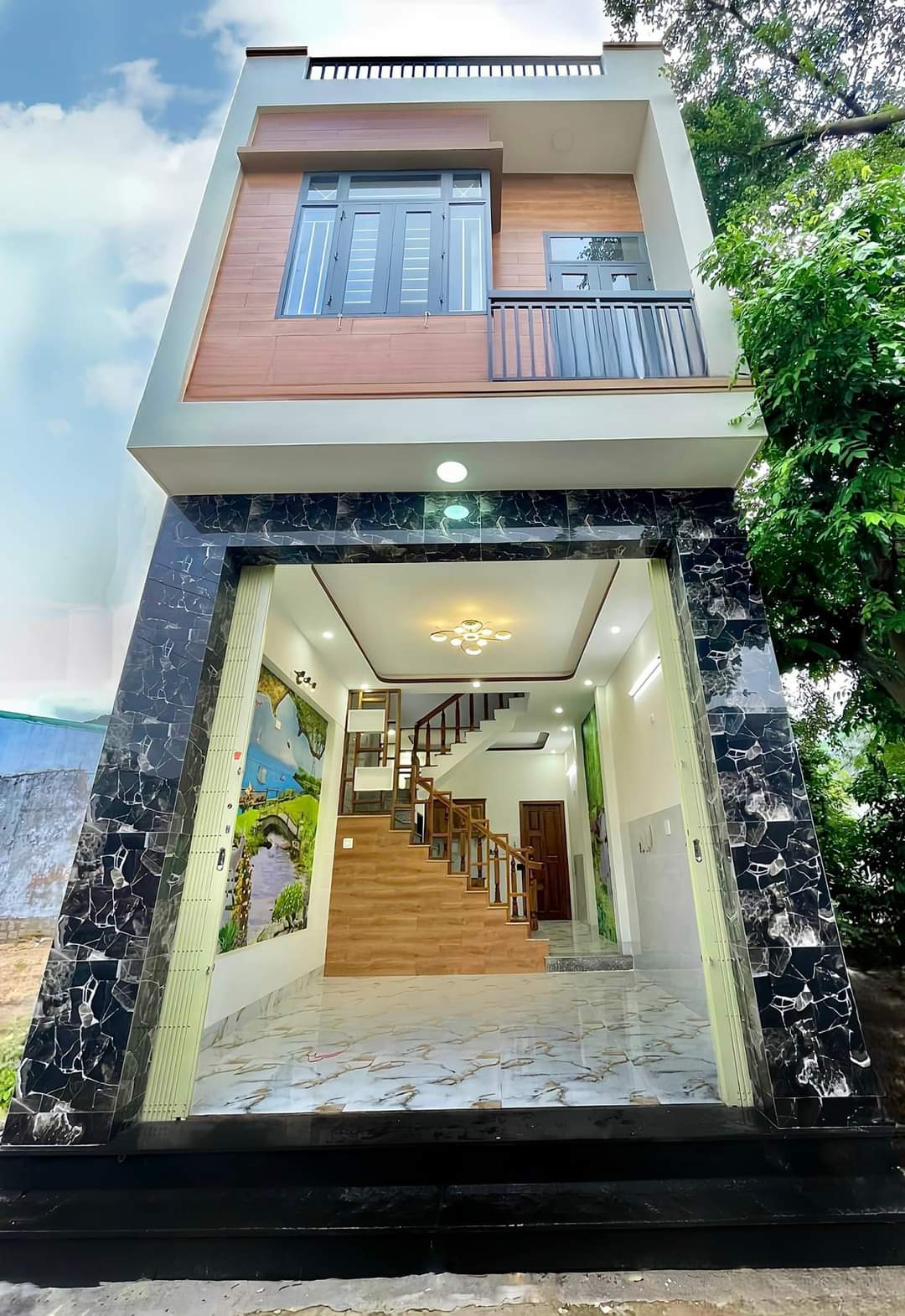 nhà một mê trên lợp hẻm 4m Âu Cơ Phú Tài