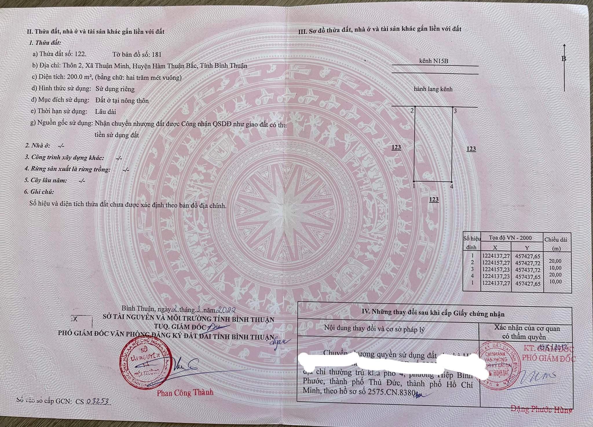 Chính Chủ Cần Bán Lô Đất Vị Trí Đẹp TẶNG NHÀ Tại Thuận Minh-Hàm Thuận Bắc