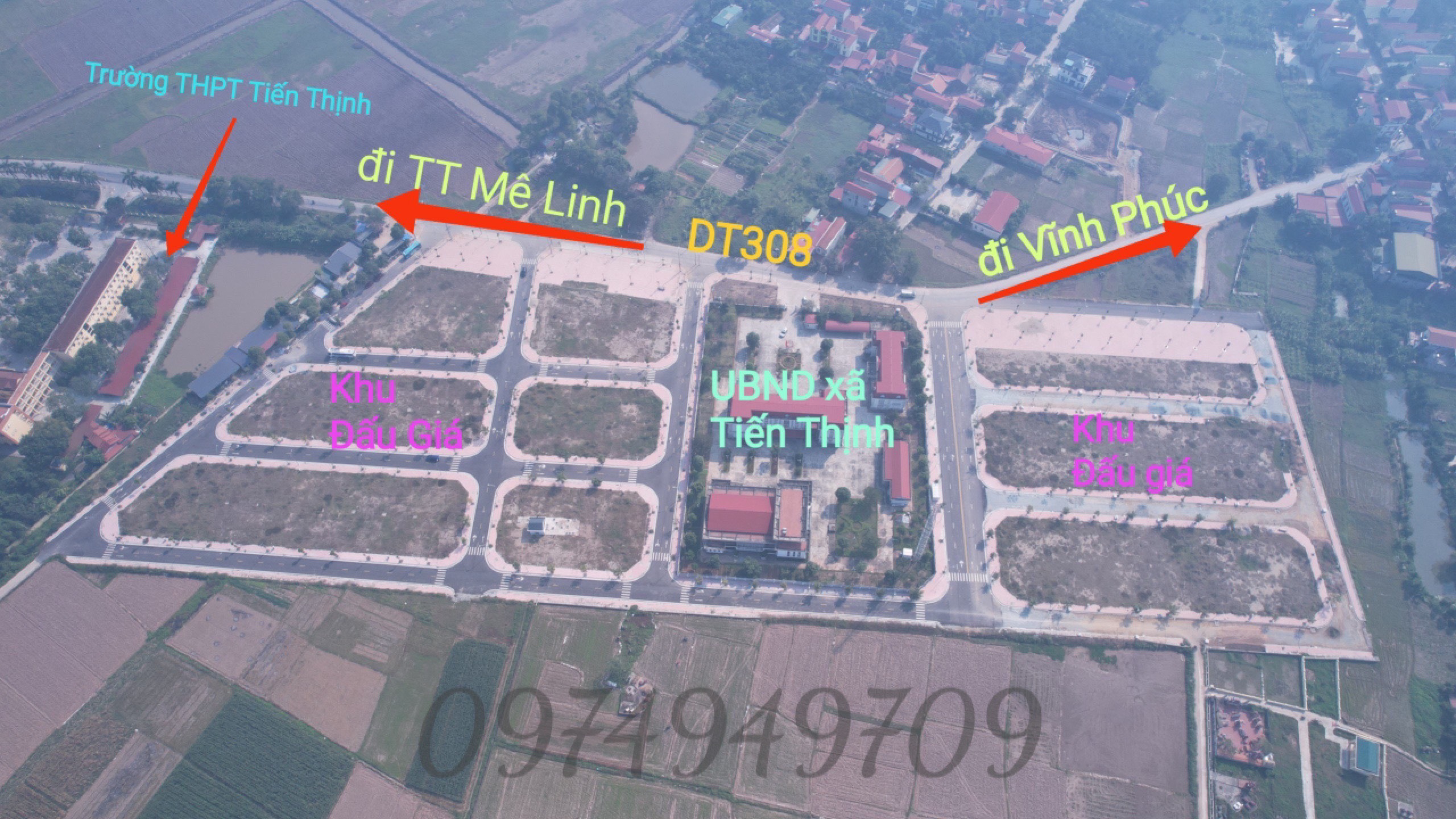 CHÍNH CHỦ BÁN ĐẤU GIÁ TIẾN THỊNH MÊ LINH NGÀY 30-12 GIÁ NHỈNH SÀN